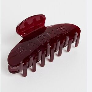 Parke Maroon Red Claw Clip NWT - sold out!! RARE